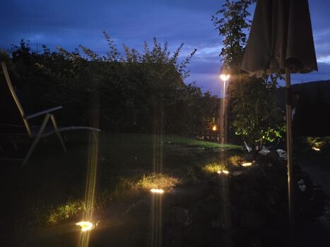 Abendstimmung im eigenen Garten 