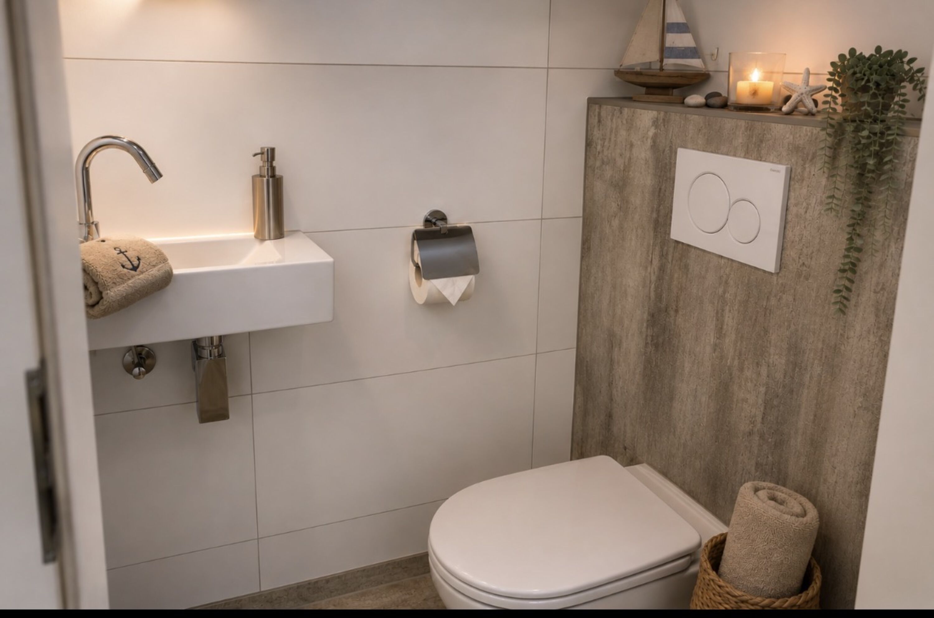 Gäste WC mit Waschbecken