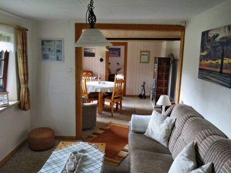 der Wohn und Essbereich