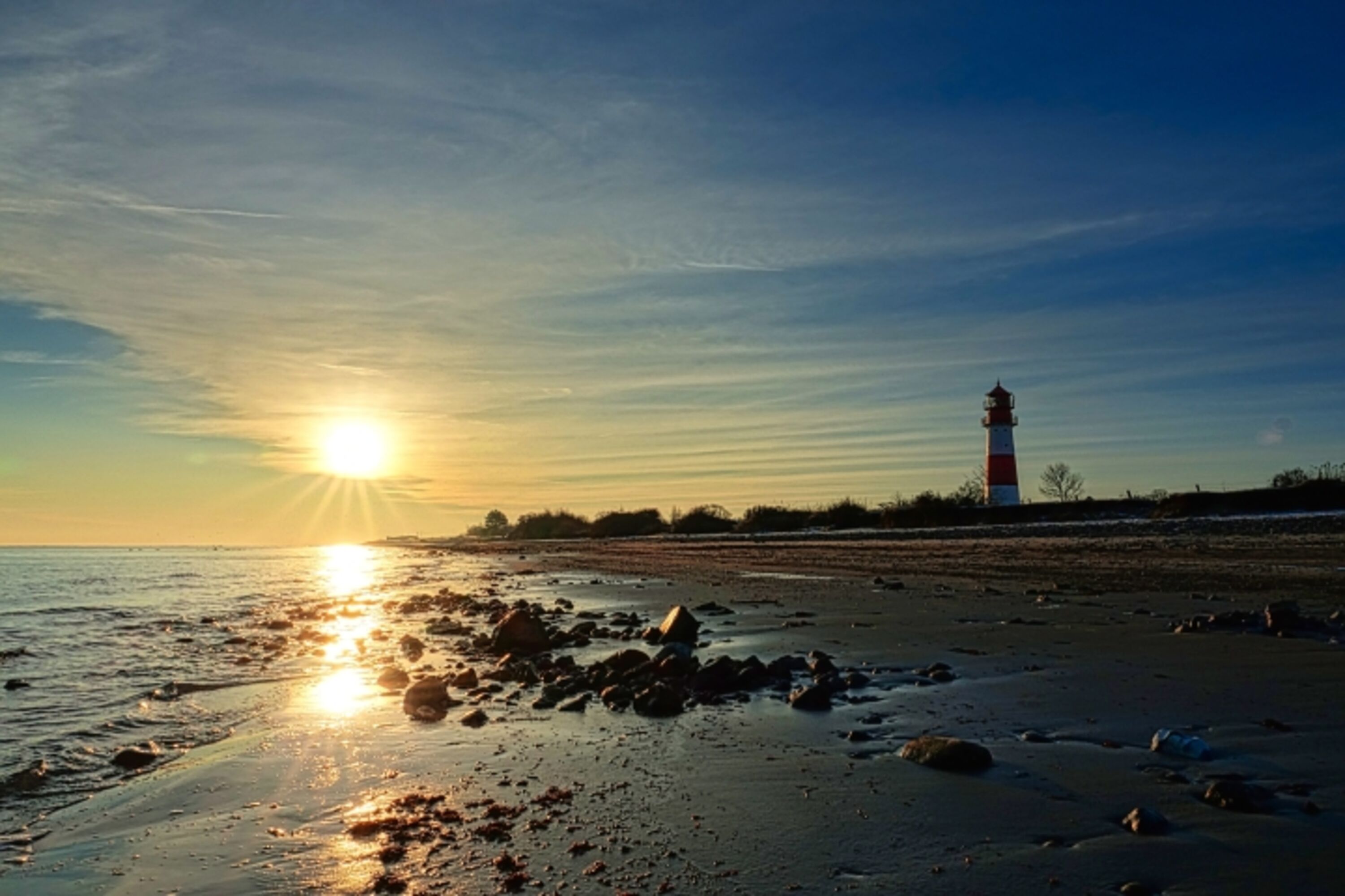 Die Ostsee nicht weit entfernt
