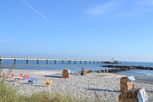 Blick Seebrücke Schönberger Strand