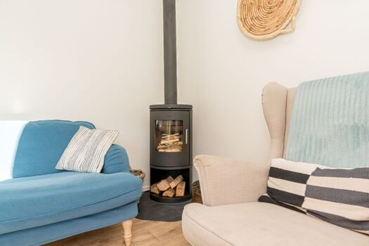 Gemütliche Holzkamin