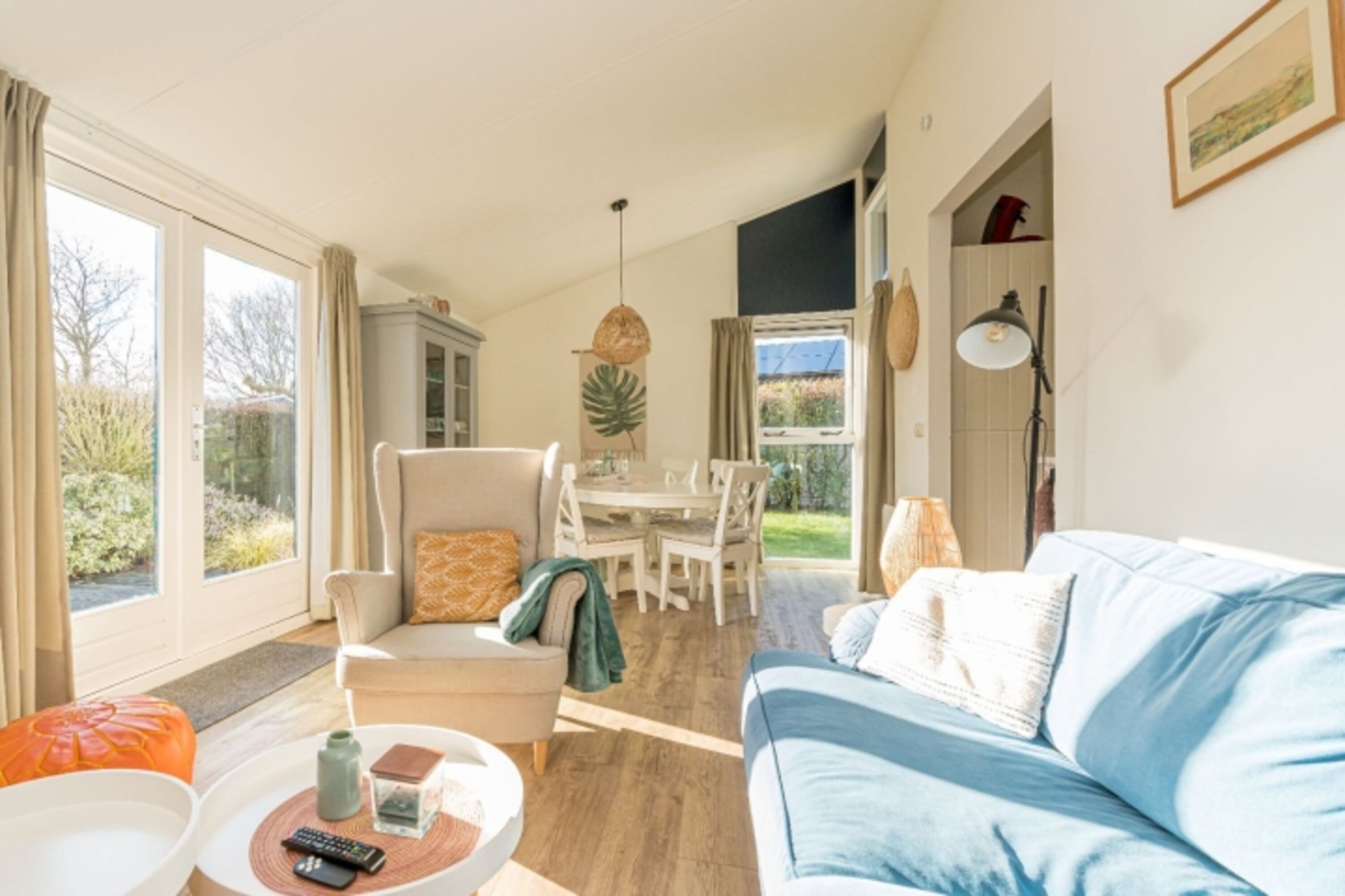 Das helle Wohnzimmer