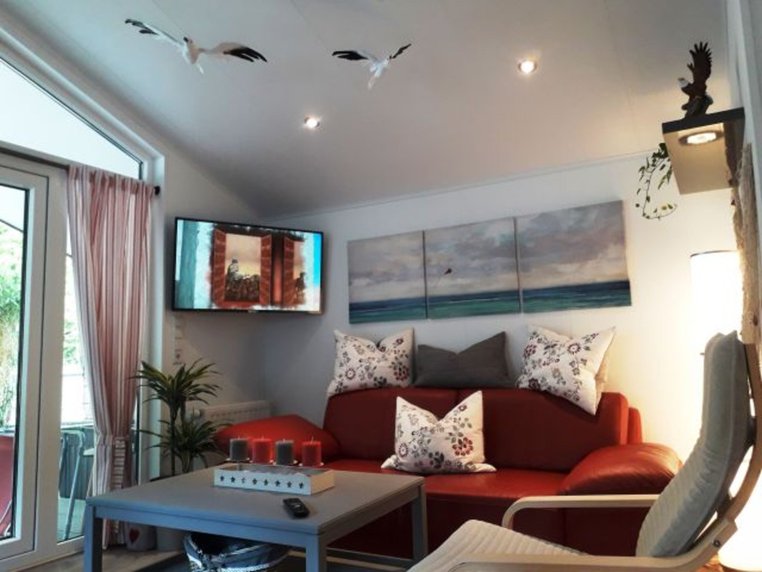 Das Wohnzimmer.