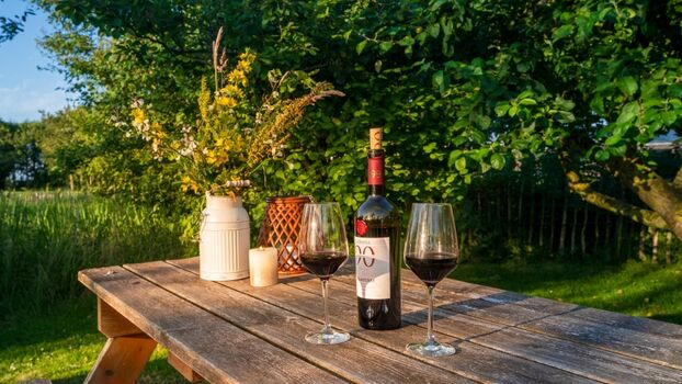 Picknickplatz auf dem Hof