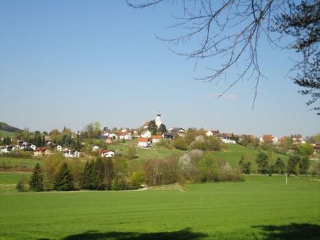 Stamsried aus der Ferne gesehen