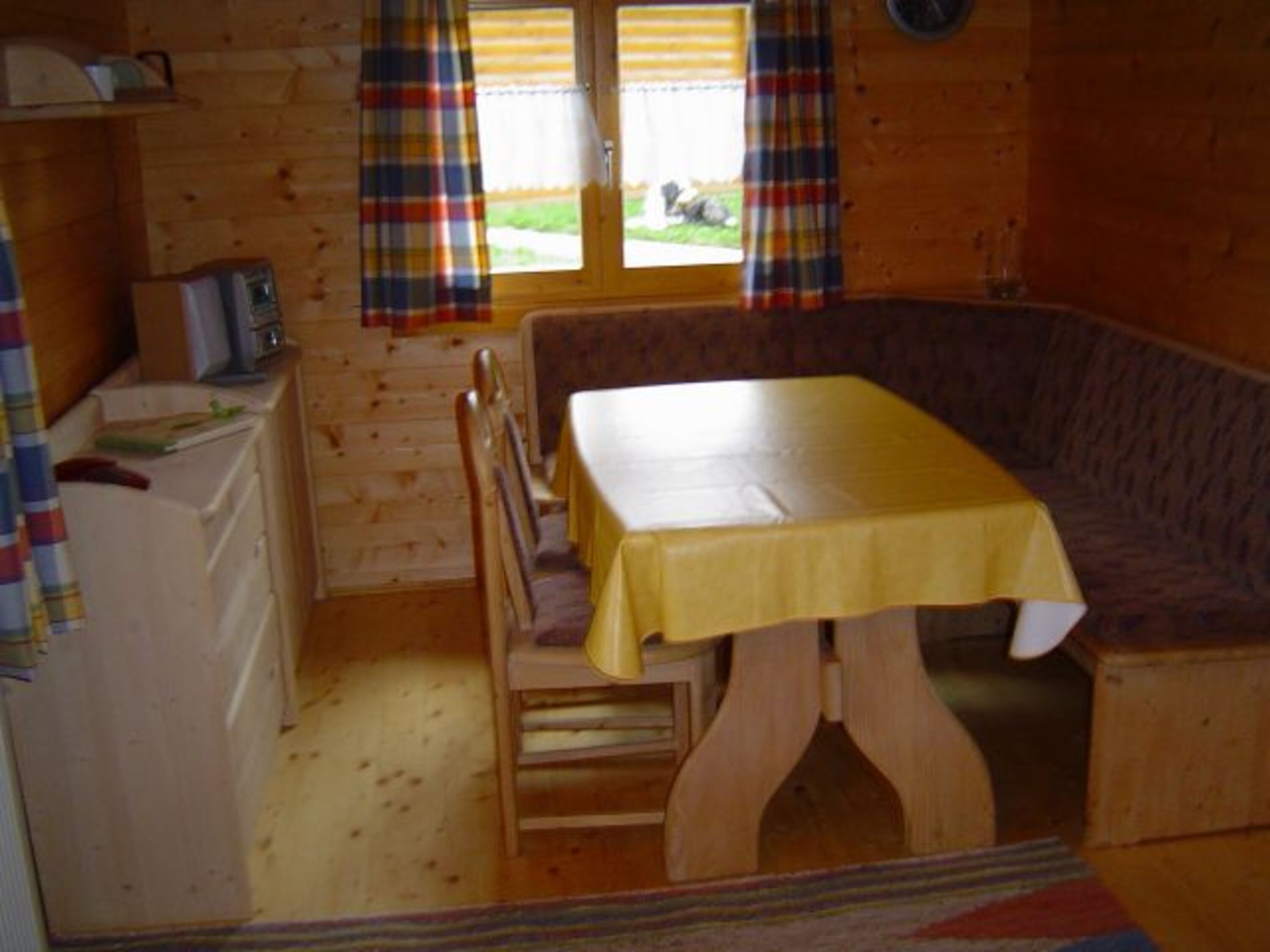 Eßecke im Wohnzimmer