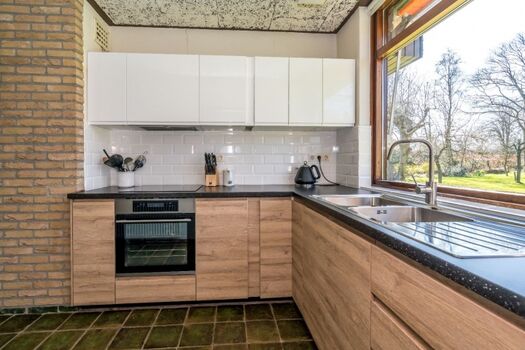 Die offene Küche mit allem Komfort