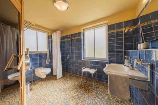 Reetdachhaus Kranich - Saunabad im EG