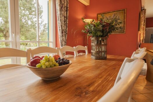 Reetdachhaus Kranich - Essbereich