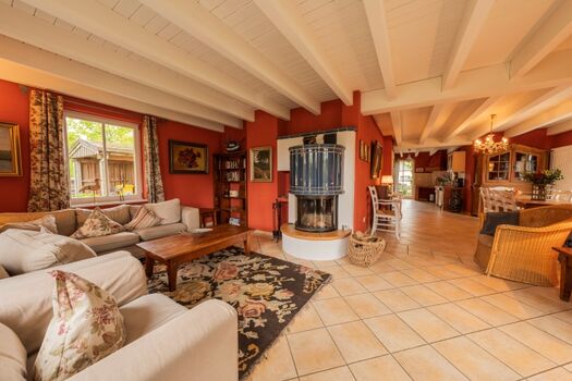 Reetdachhaus Kranich - Wohnbereich