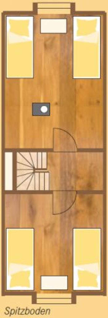Grundriss Spitzboden