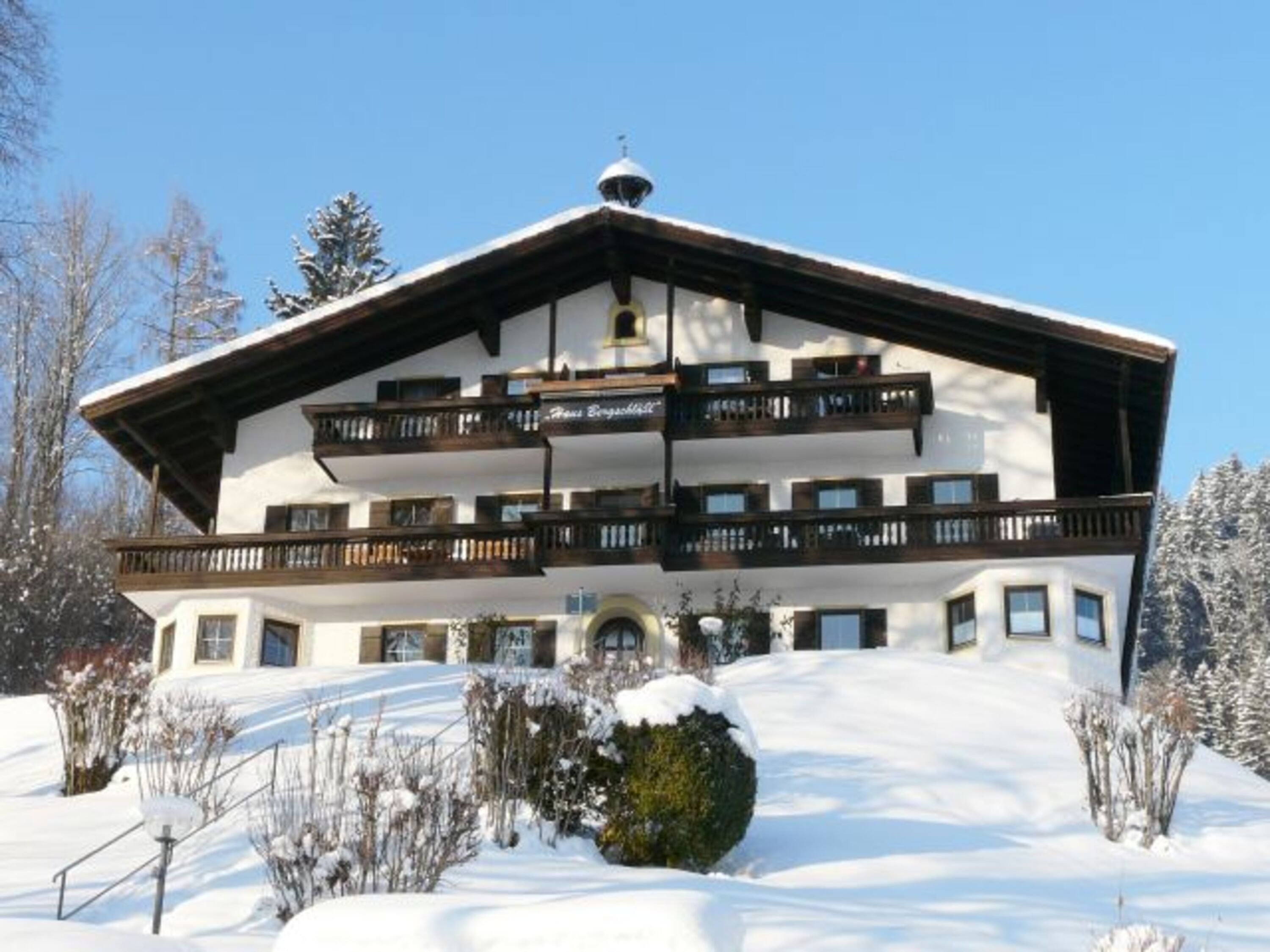 Gebäude im Winter