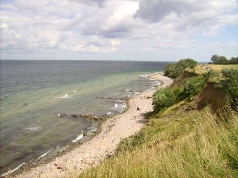 Richtung Travemünde - Brodtener Steilküste