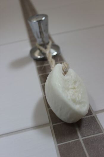 Dusche im Saunabereich