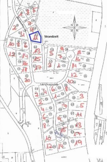 Lageplan Ostsee Ferienhaus Strandzeit