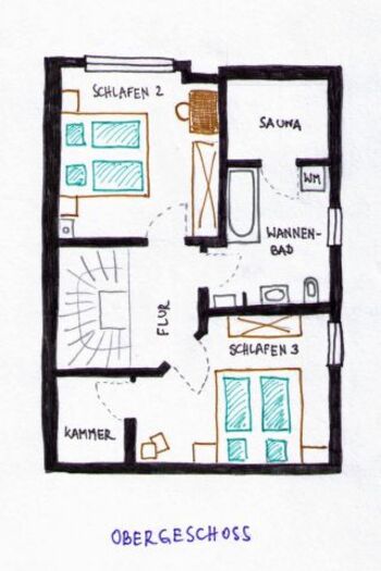 Grundriss Obergeschoss