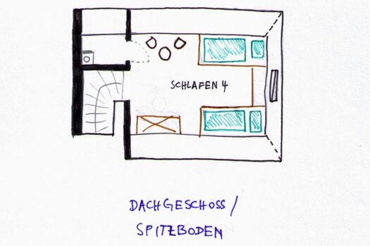 Grundriss Dachgeschoss