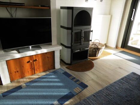 Wohnzimmer mit Schwedenofen