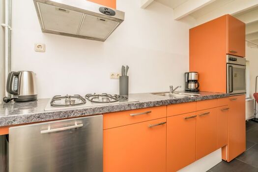 Die offene Küche mit allem Komfor