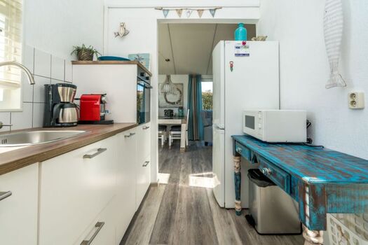 Die offene Küche mit allem Komfort