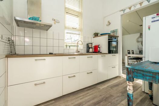 Die offene Küche mit allem Komfort