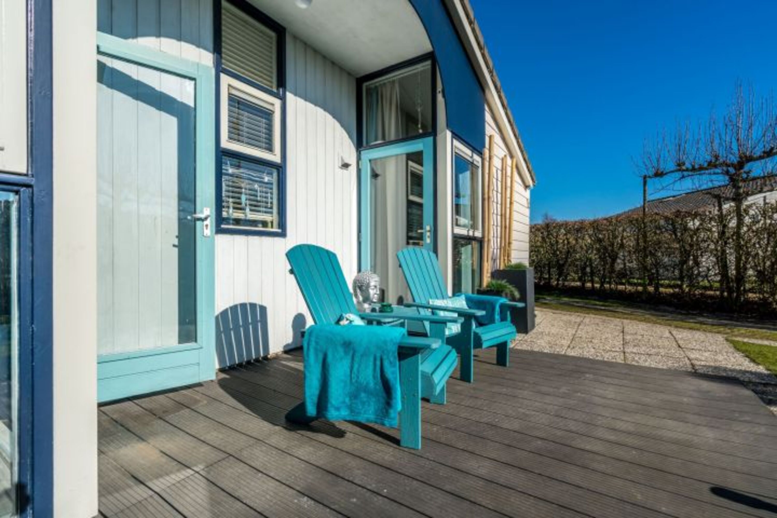 Die sonnige Terrasse