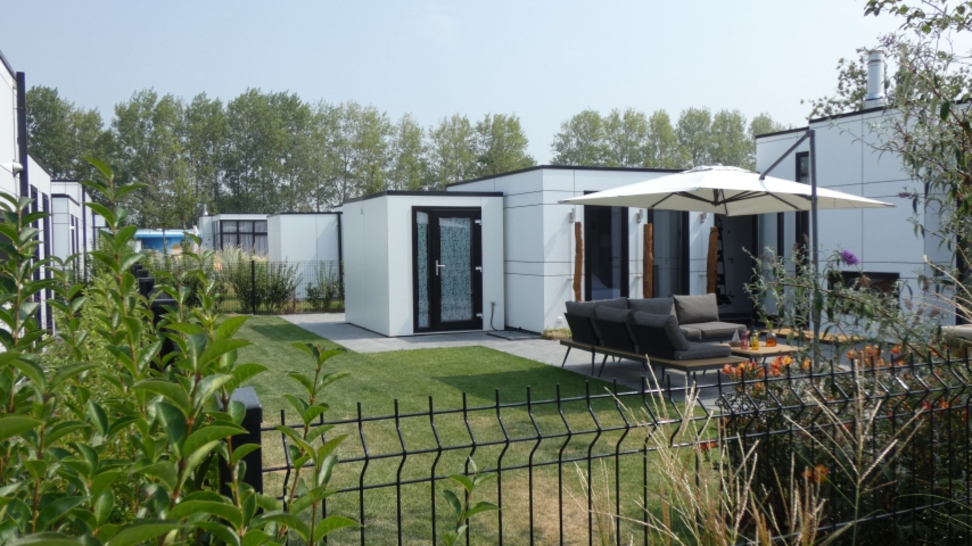 Blick aufs Haus