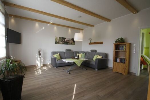 geräumiges Wohnzimmer