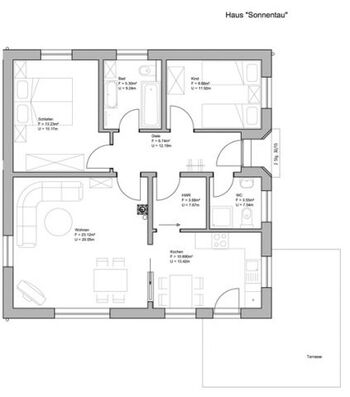 Grundriss Haus Sonnetau