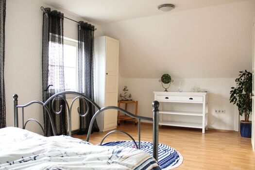 Blick vom Bett aus im OG (Südlage)