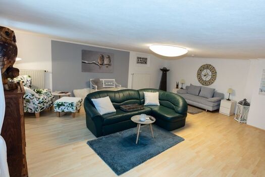 Wohnzimmer mit Schlafcouch