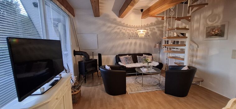 Wohnzimmer/ Esszimmer kombiniert