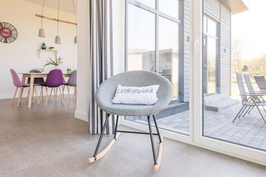 Georgs Huis - Blick auf die Terrasse 